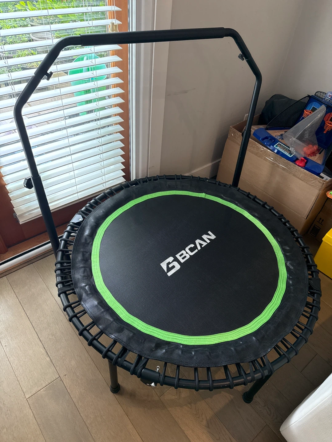 Trampoline with Handle