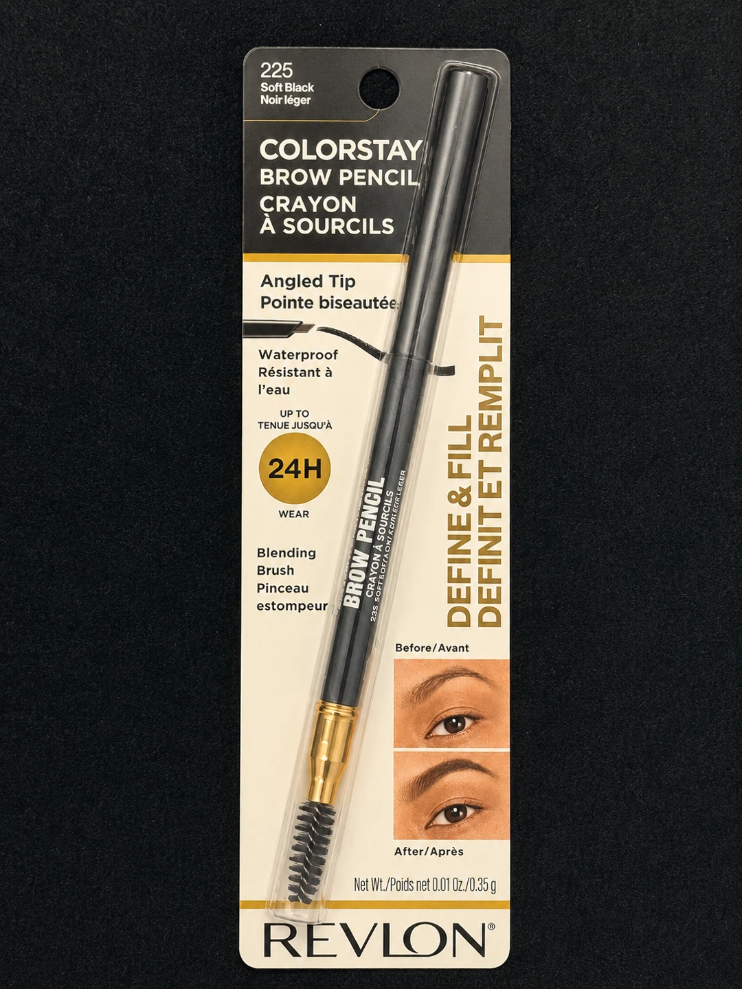 Revlon ColorStay Soft Black Brow Pencil 225