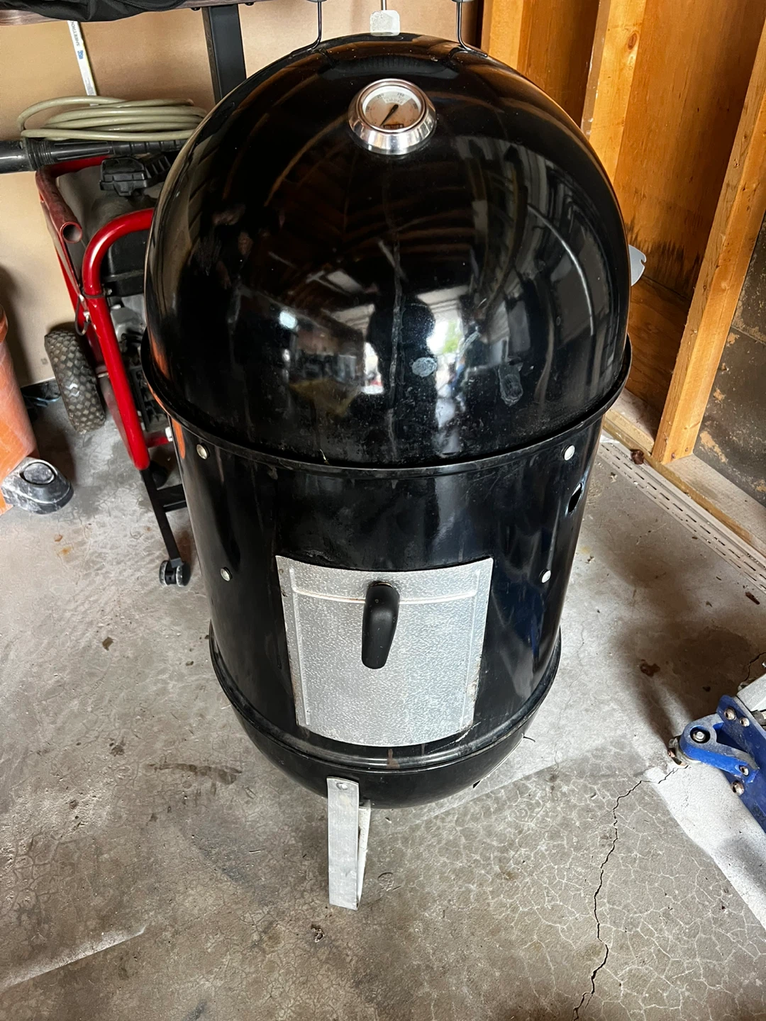Weber Smokey Mountain Cooker with cover