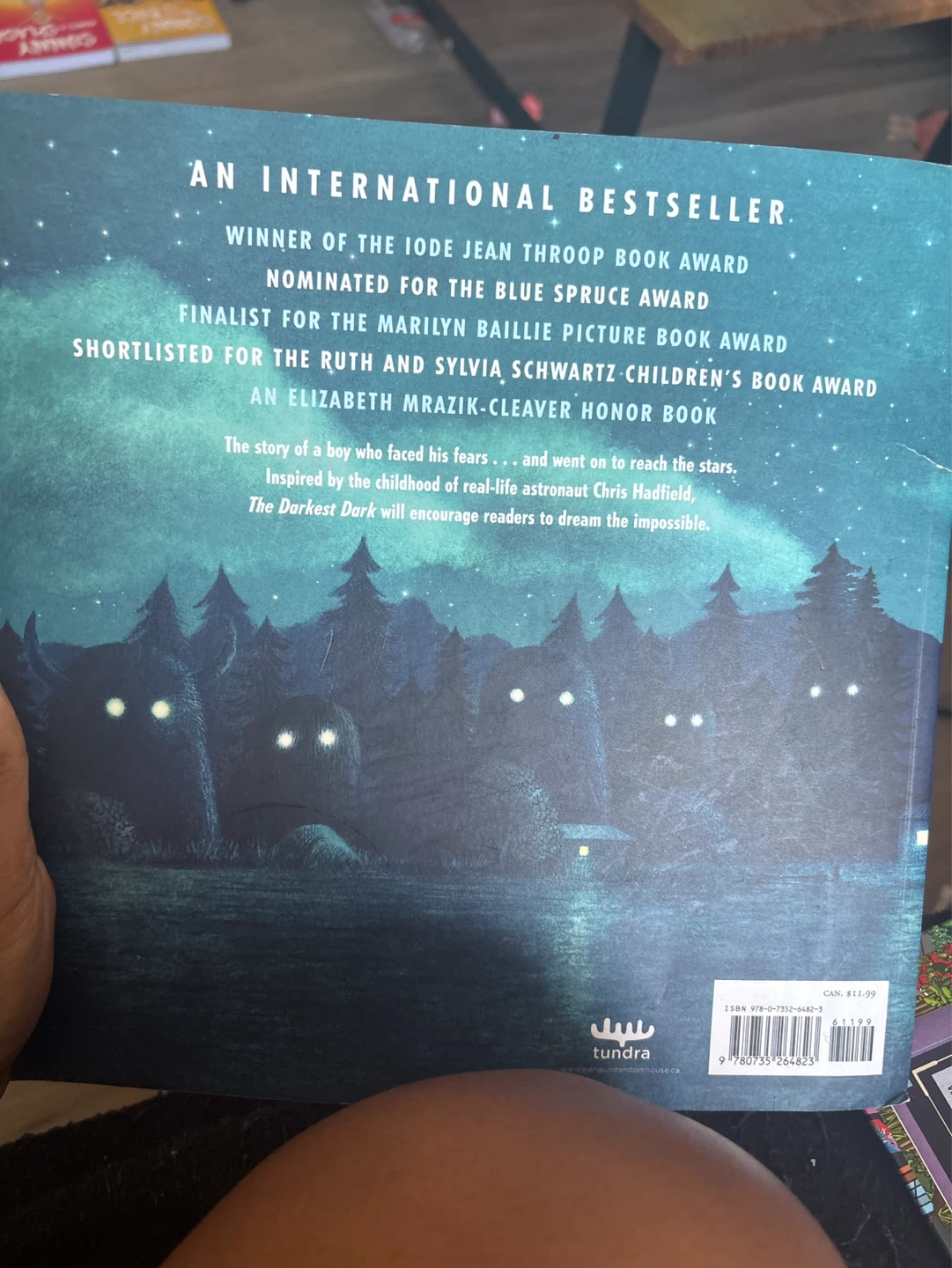 The Darkest Dark Children's Book by Chris Hadfield - photo 2