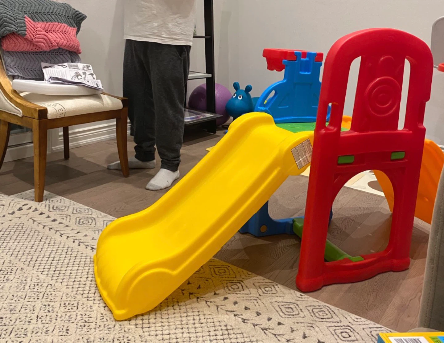 Step2 Game Time Sports Climber Outdoor Playground Slide - photo 3