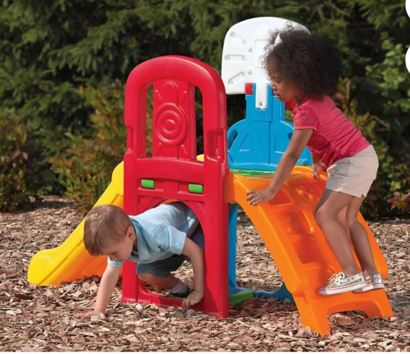 Step2 Game Time Sports Climber Outdoor Playground Slide - photo 5
