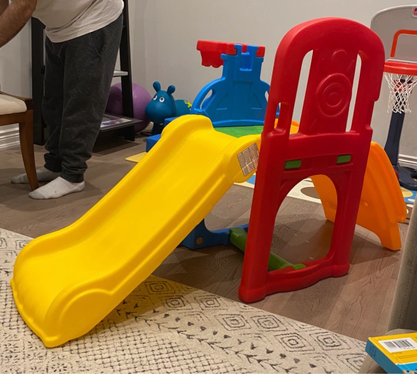 Step2 Game Time Sports Climber Outdoor Playground Slide - photo 2