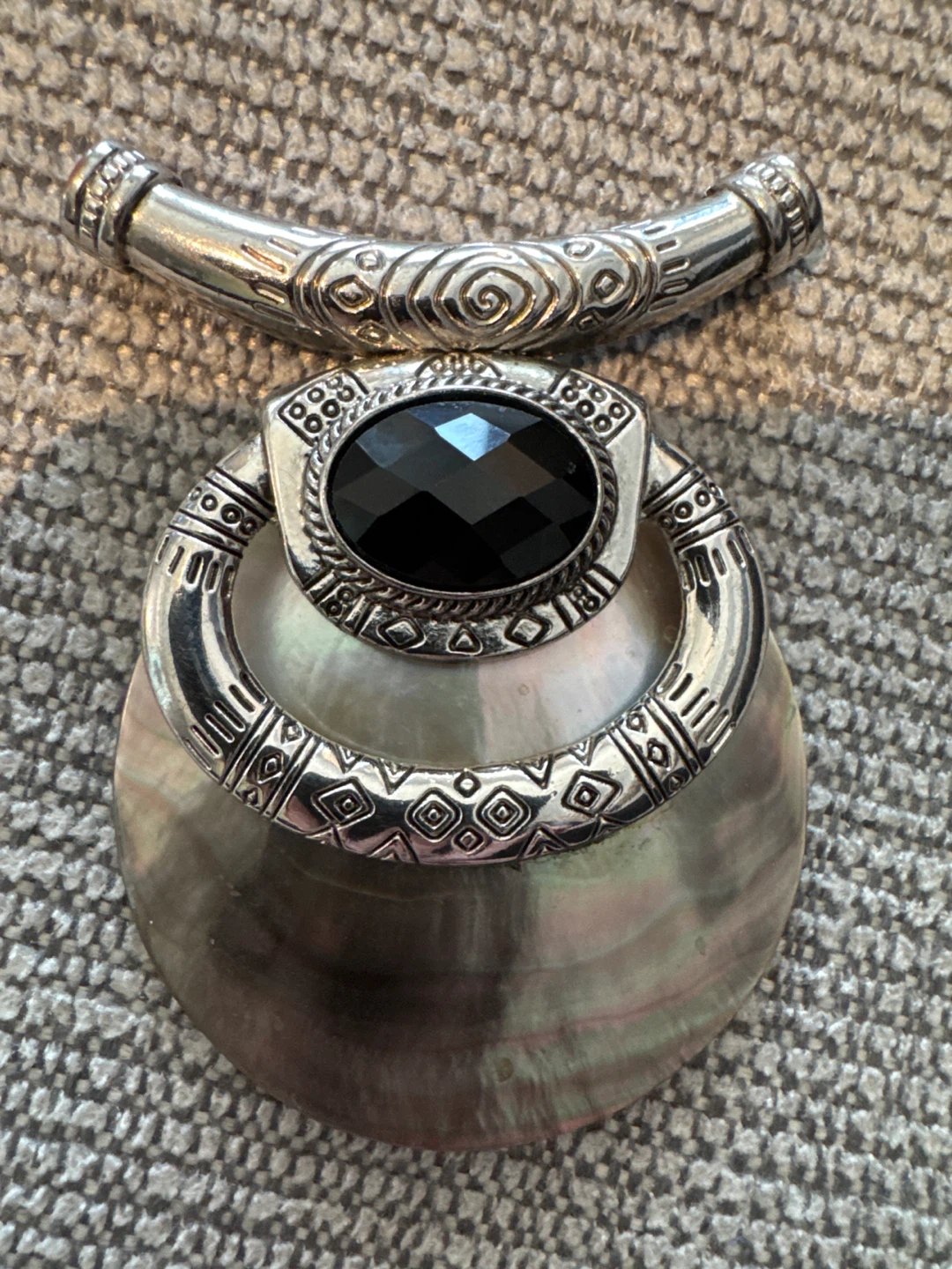 Bali pendant slide or scarf slide - photo 2