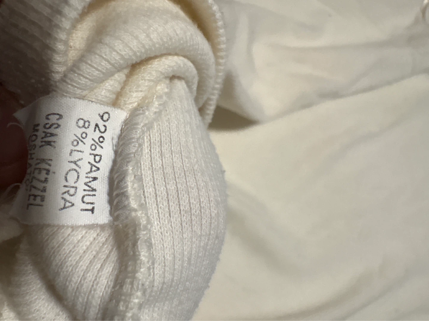Green Mango Cream Ribbed Top - photo 3