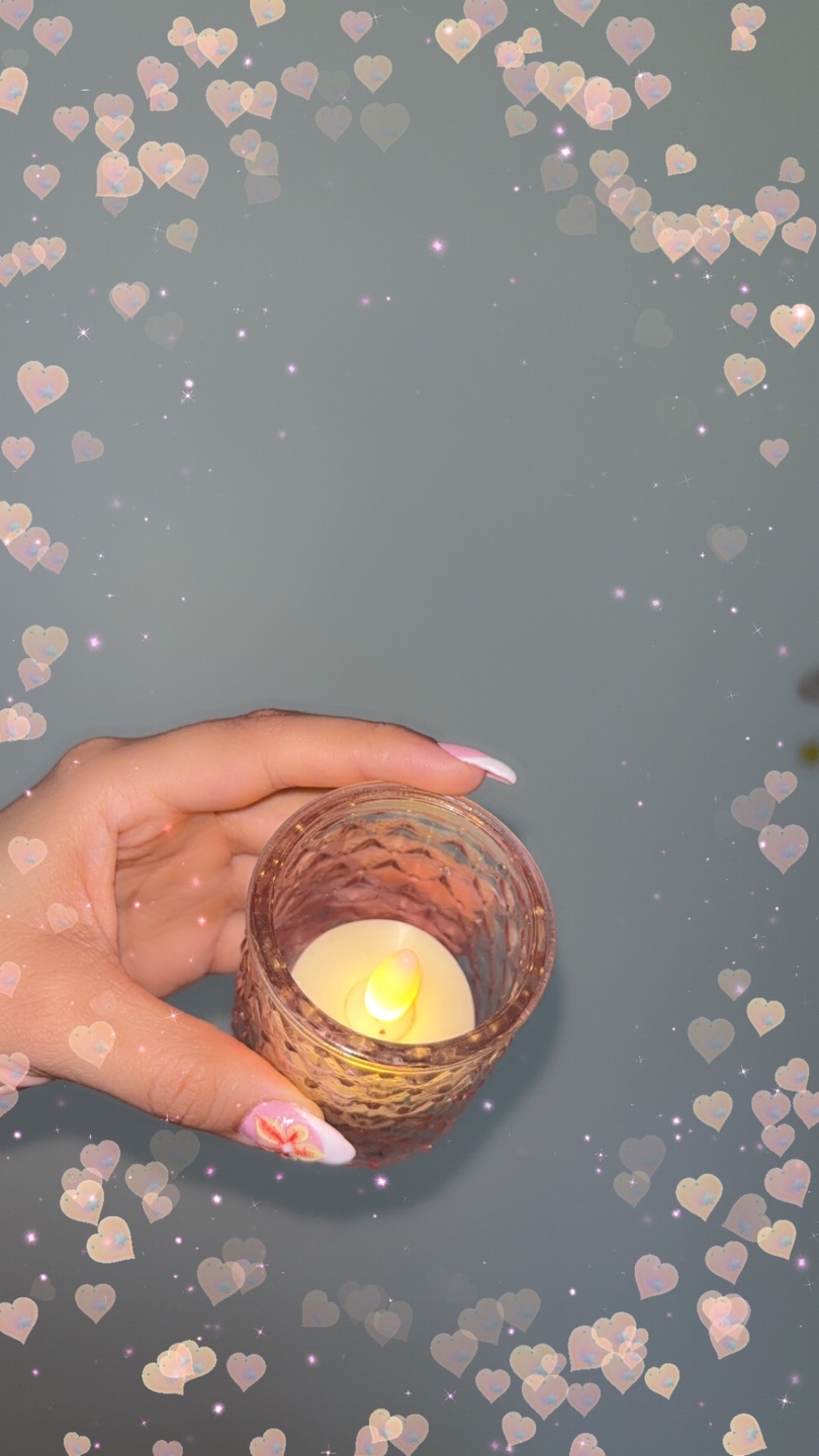 LED Tea Light Candle in Glass Holder - photo 4