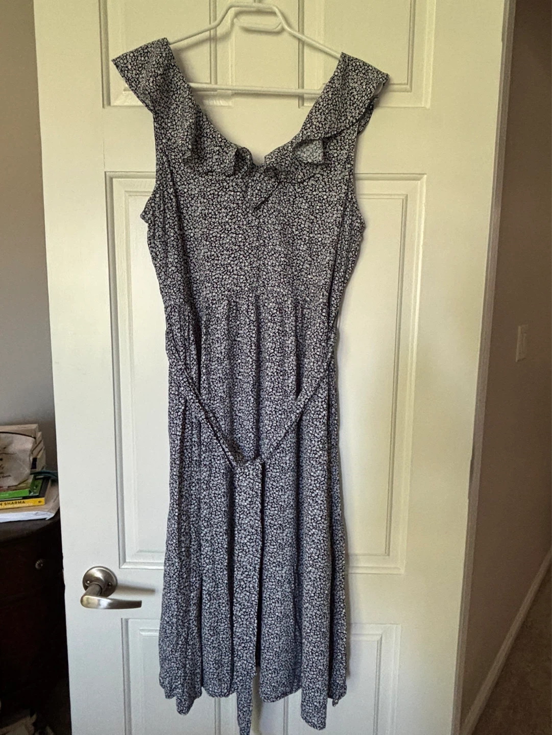 Floral Ruffle V-Neck Dress - photo 2