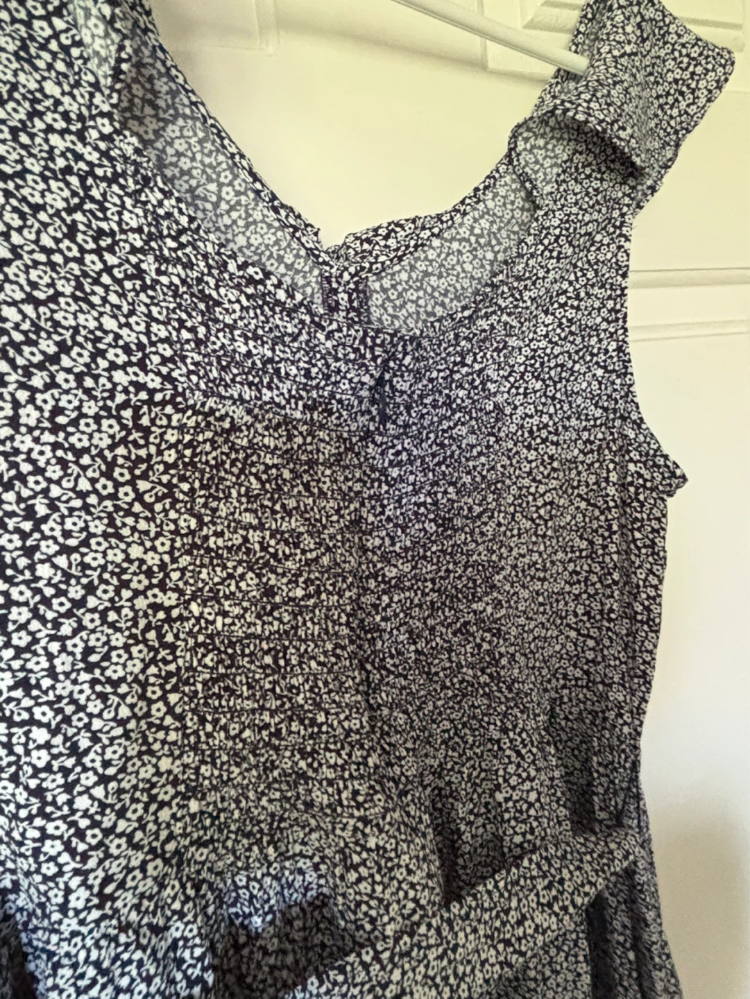 Floral Ruffle V-Neck Dress - photo 5