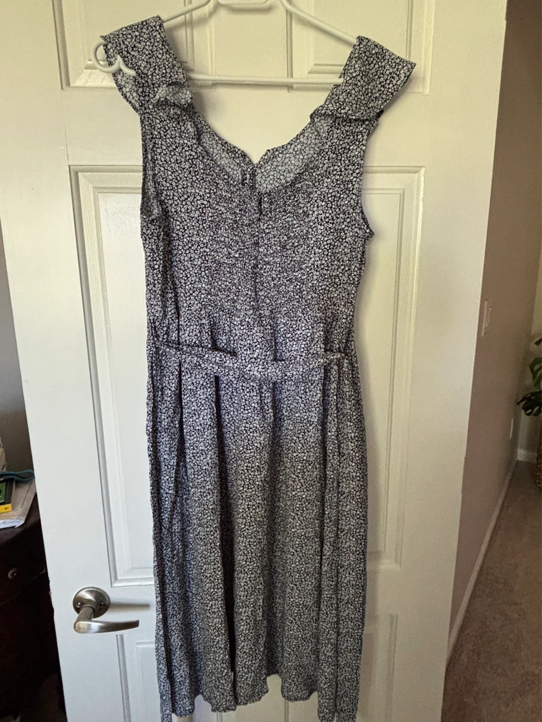 Floral Ruffle V-Neck Dress - photo 4