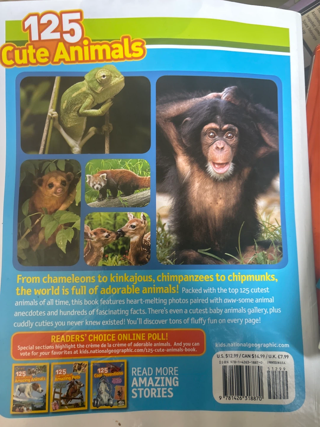 National Geographic Kids 125 Cute Animals Book - photo 2