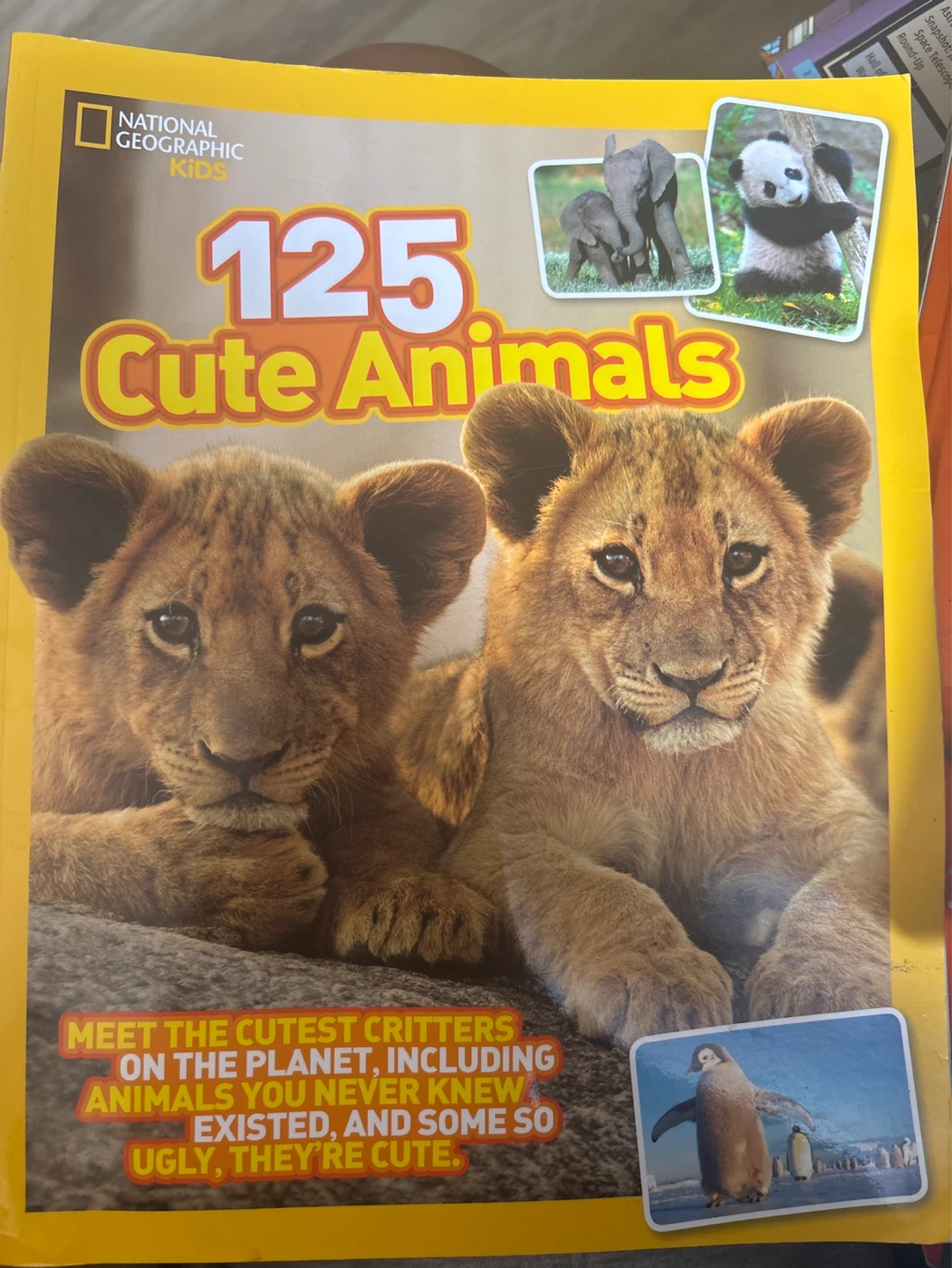 National Geographic Kids 125 Cute Animals Book