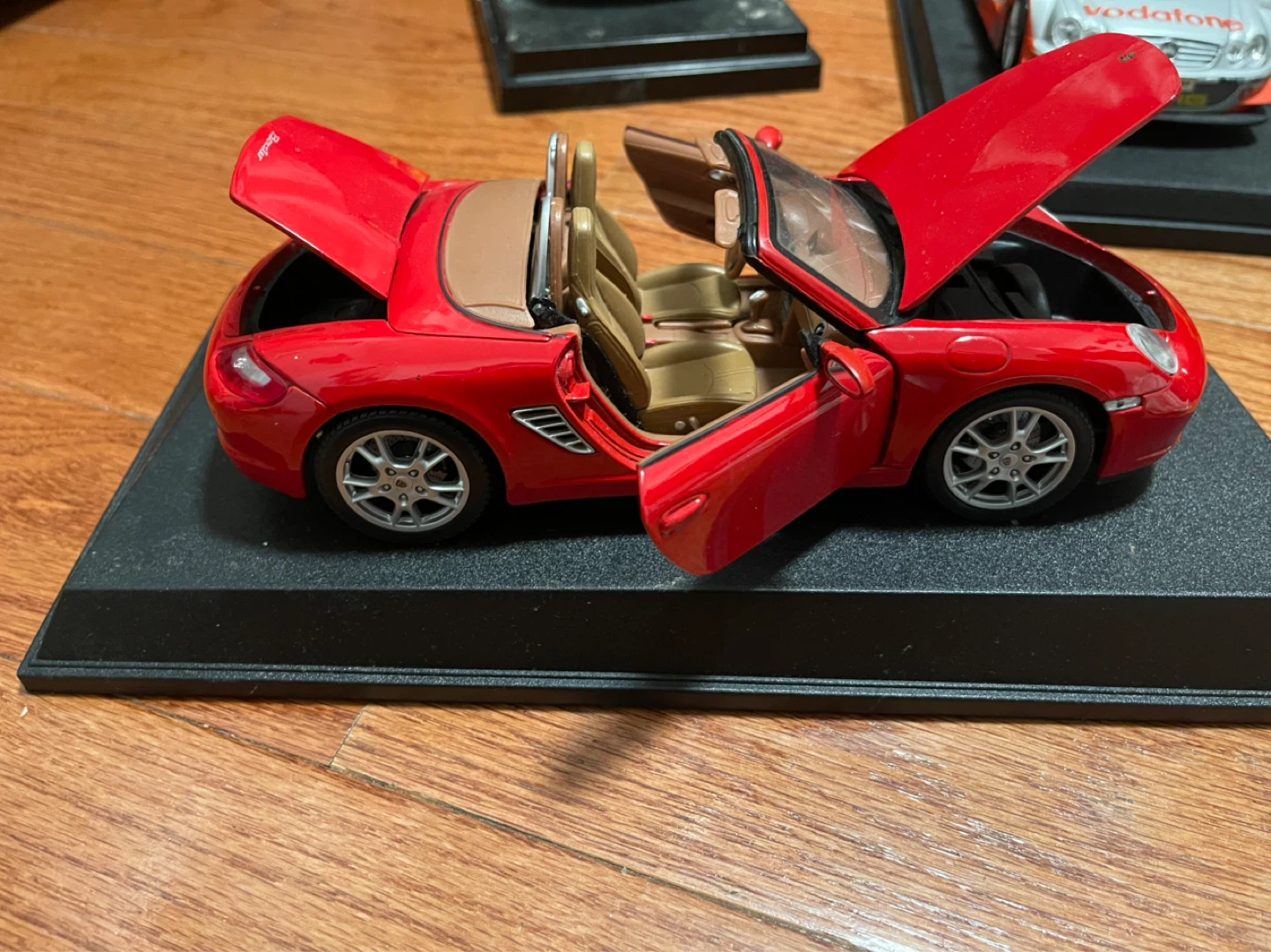 Red Porsche Boxster Model Car