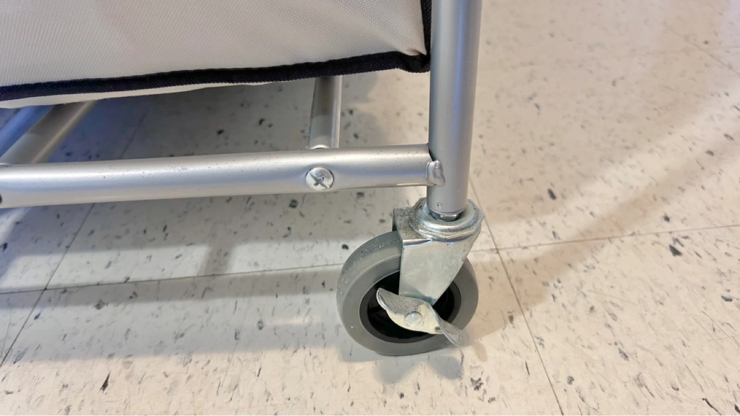 3-Bin Laundry Sorter Cart with Wheels - photo 3