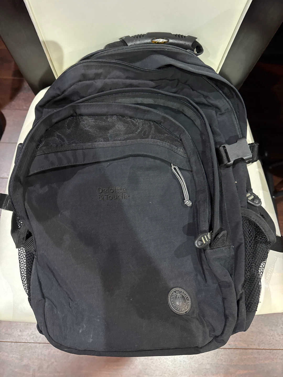 Black Deloitte & Touche Backpack