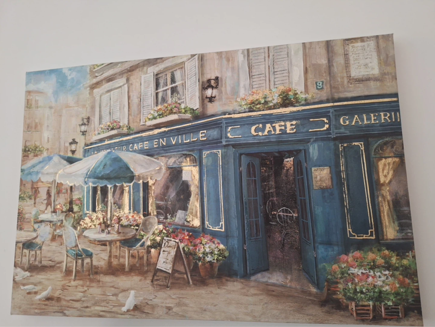 Parisian Cafe Canvas Wall Art