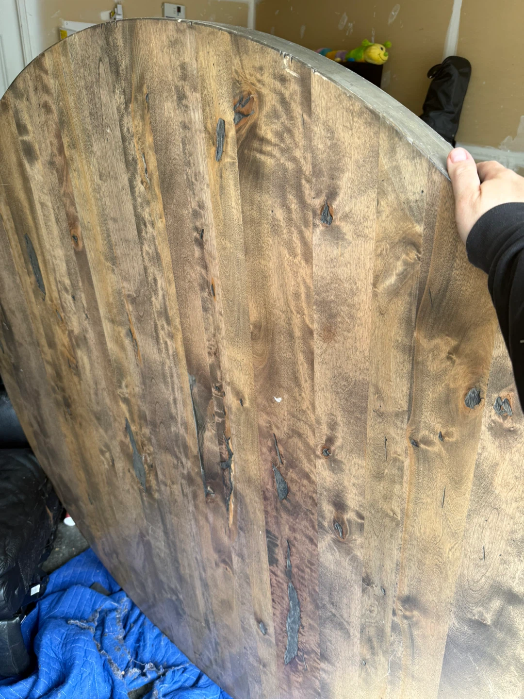 Wooden Round Dining Table with Pedestal Base - photo 2