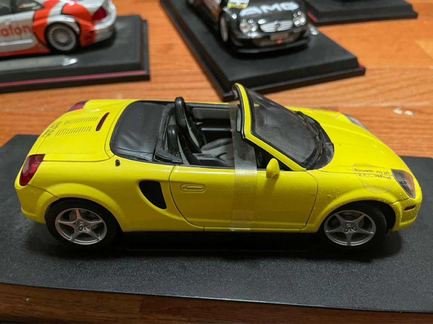 Yellow Toyota MR2 Diecast Model Car