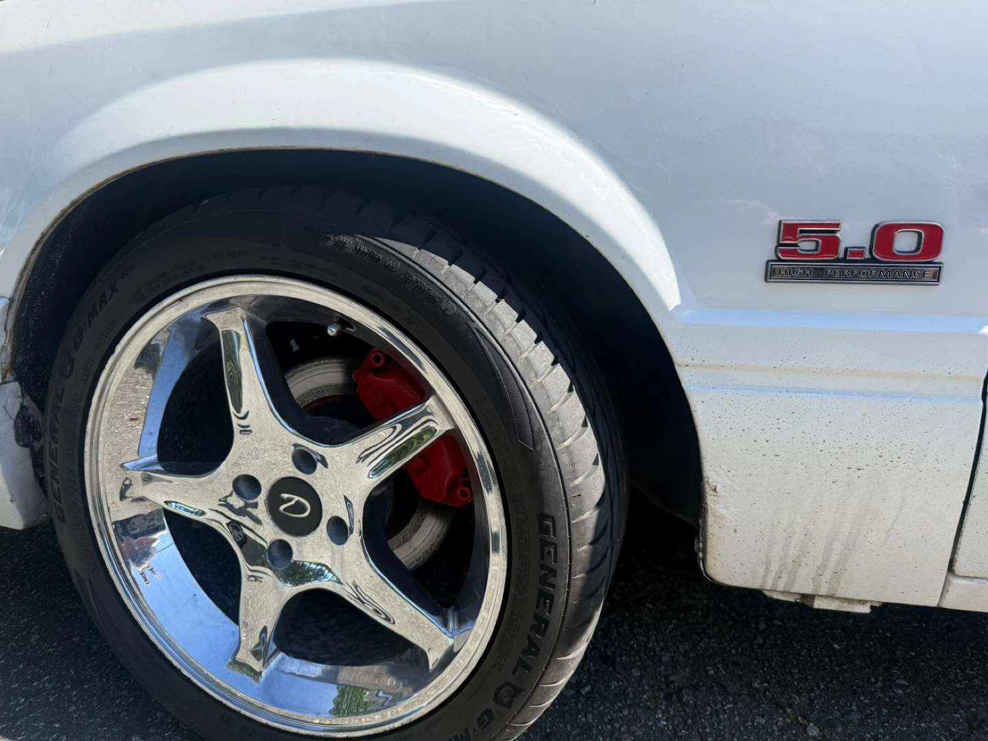 1985 White Ford Mustang 5.0 notch - photo 5
