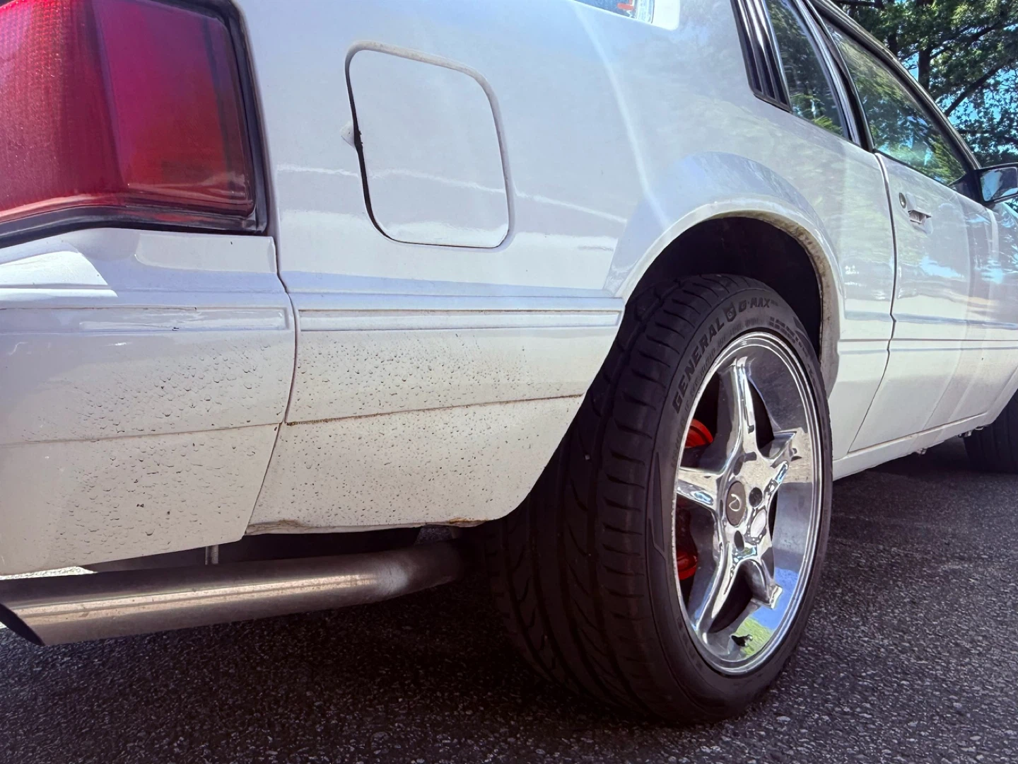 1985 White Ford Mustang 5.0 notch - photo 3