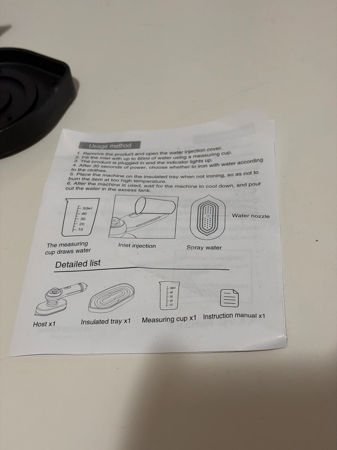 Portable Clothes Steamer & Mini Iron - photo 3