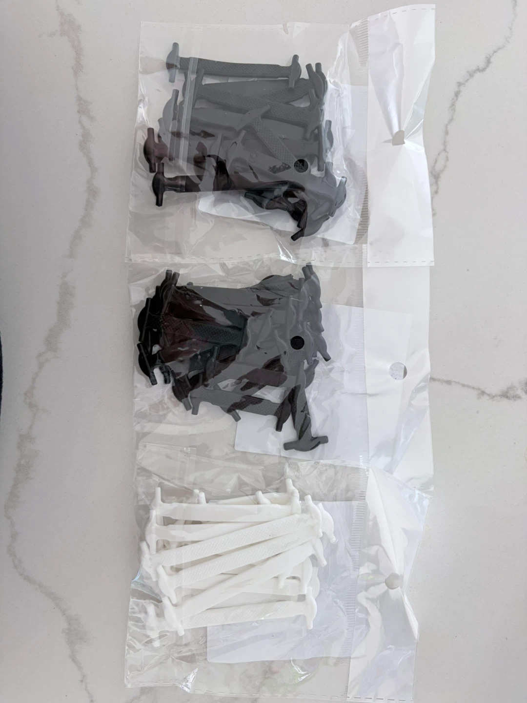 No-Tie Silicone Shoelaces - Black & White - photo 2