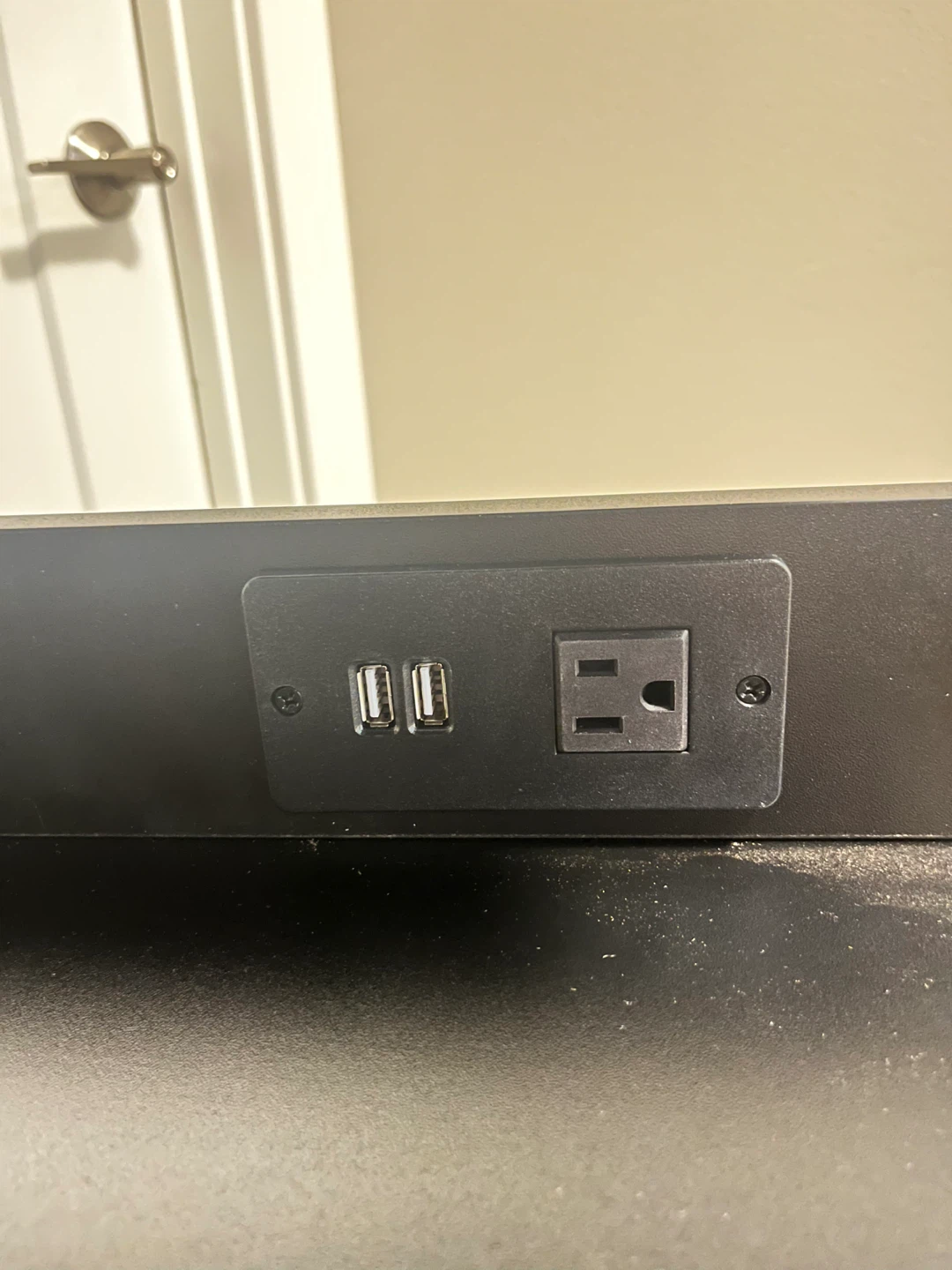 Storage Unit with Built-in Outlet and USB Ports - photo 3