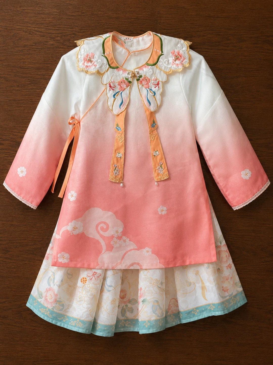 Girls' Traditional Chinese Style Outfit