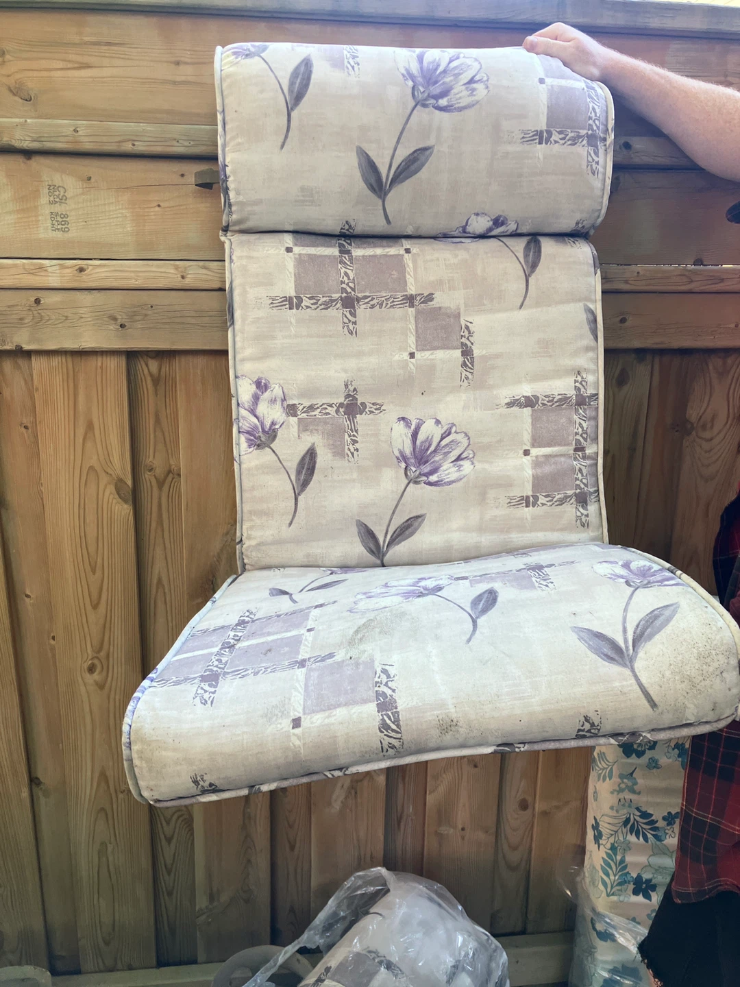 Floral Outdoor Chair Cushion