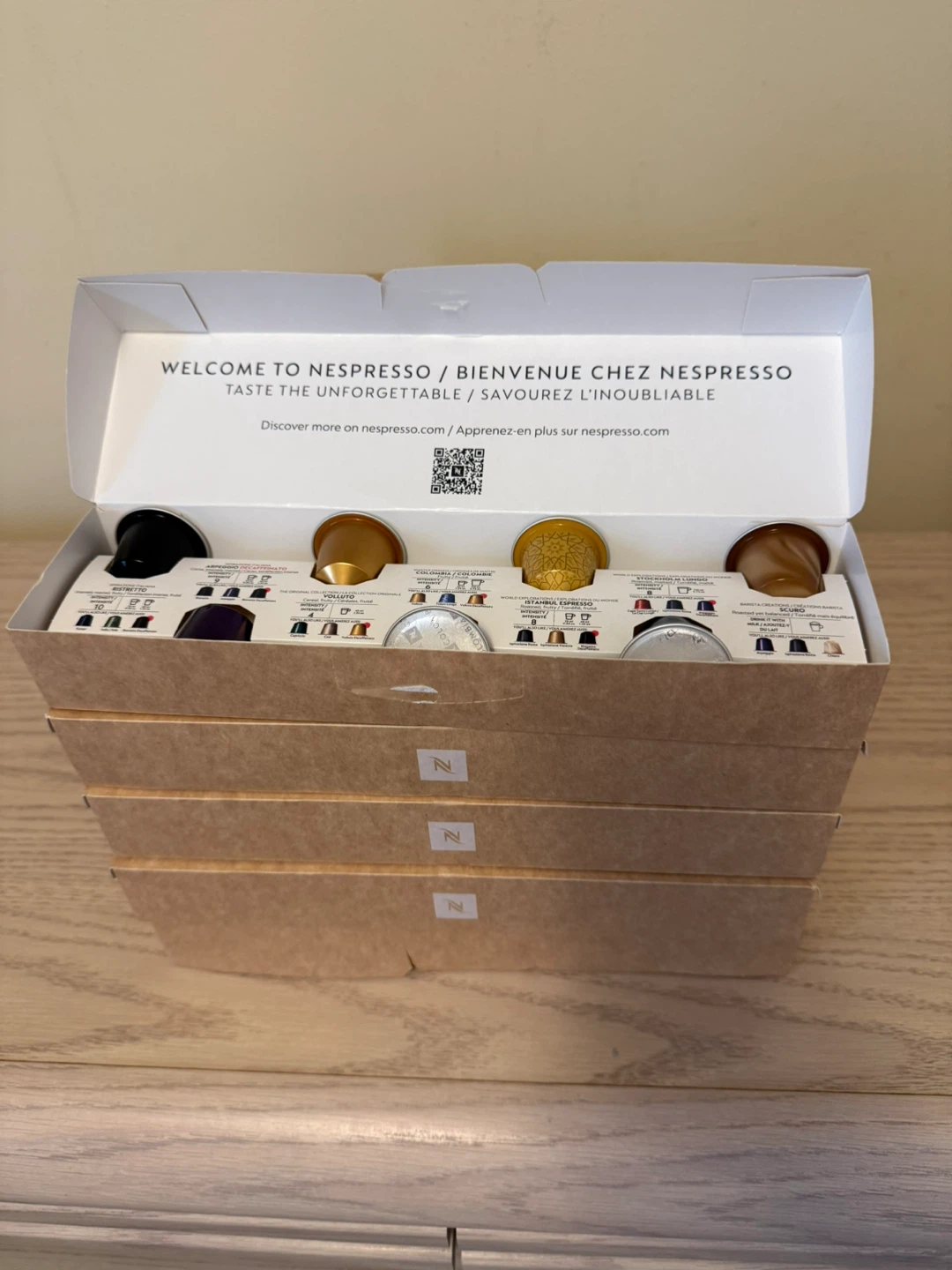 Nespresso Coffee Pods Assortment Box 140 pods