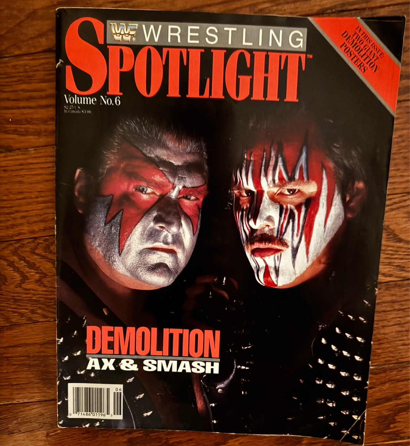 WWF Wrestling Spotlight Demolition Ax & Smash Magazine