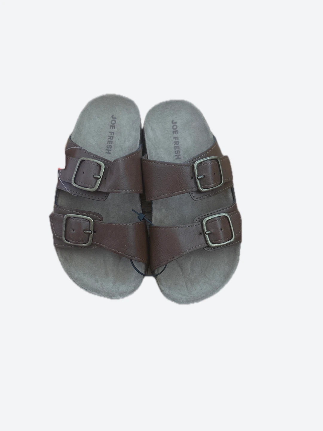 Joe Fresh Brown Buckle Sandals