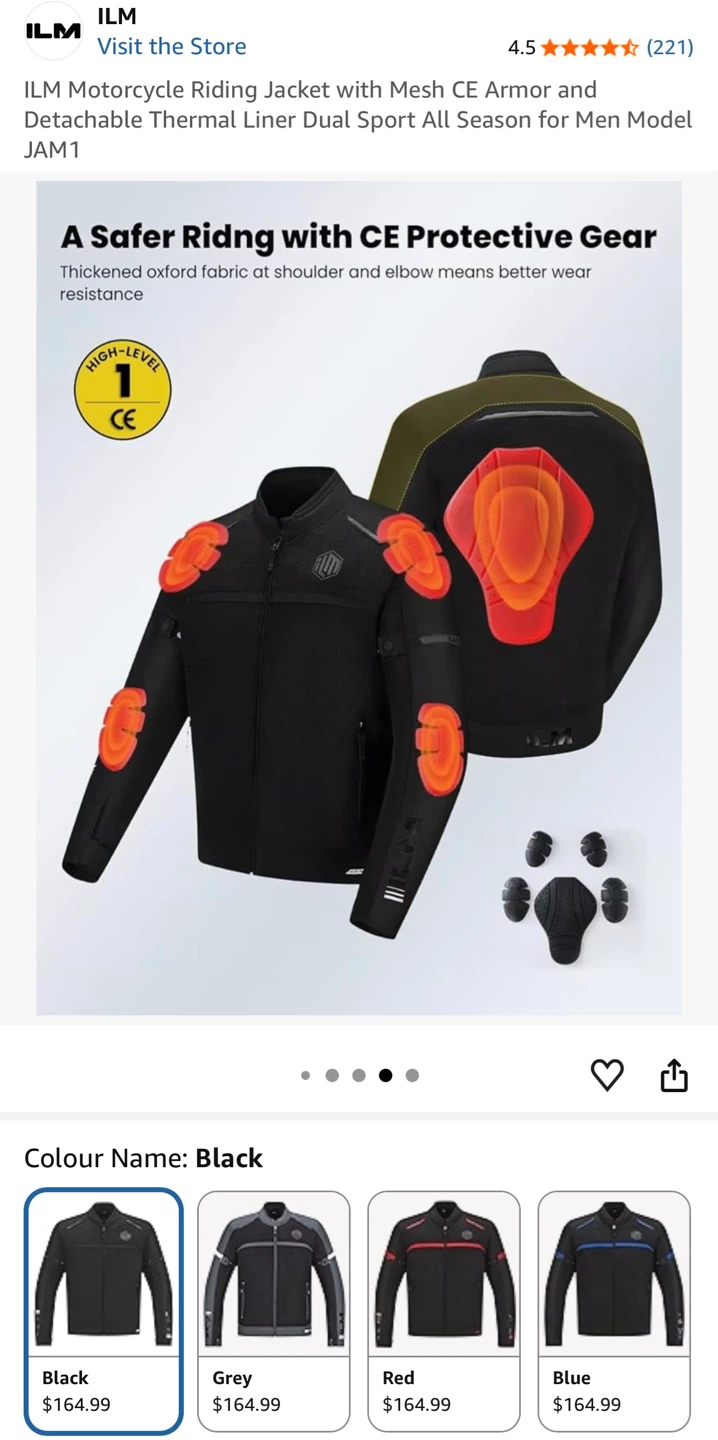 ILM Motorcycle Riding Jacket - photo 2
