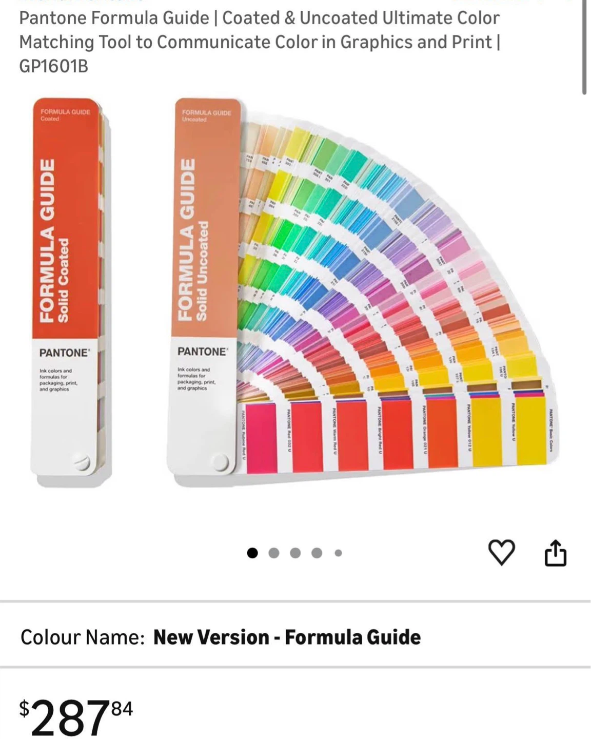 Pantone Formula Guide Coated & Uncoated GP1601B