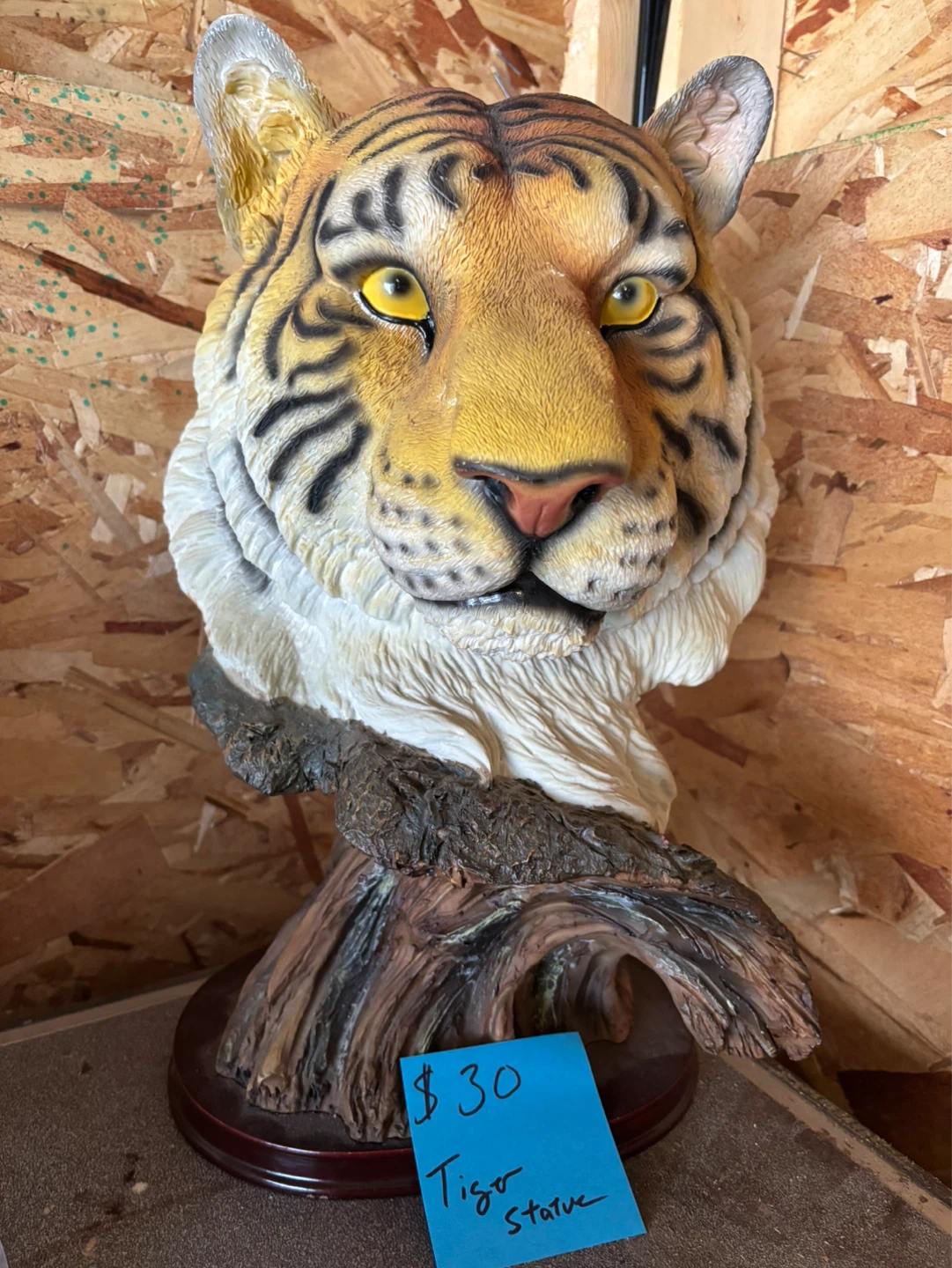 Tiger Bust Statue