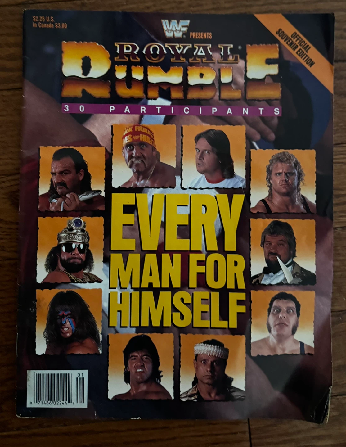 WWF Royal Rumble Official Souvenir Edition Magazine
