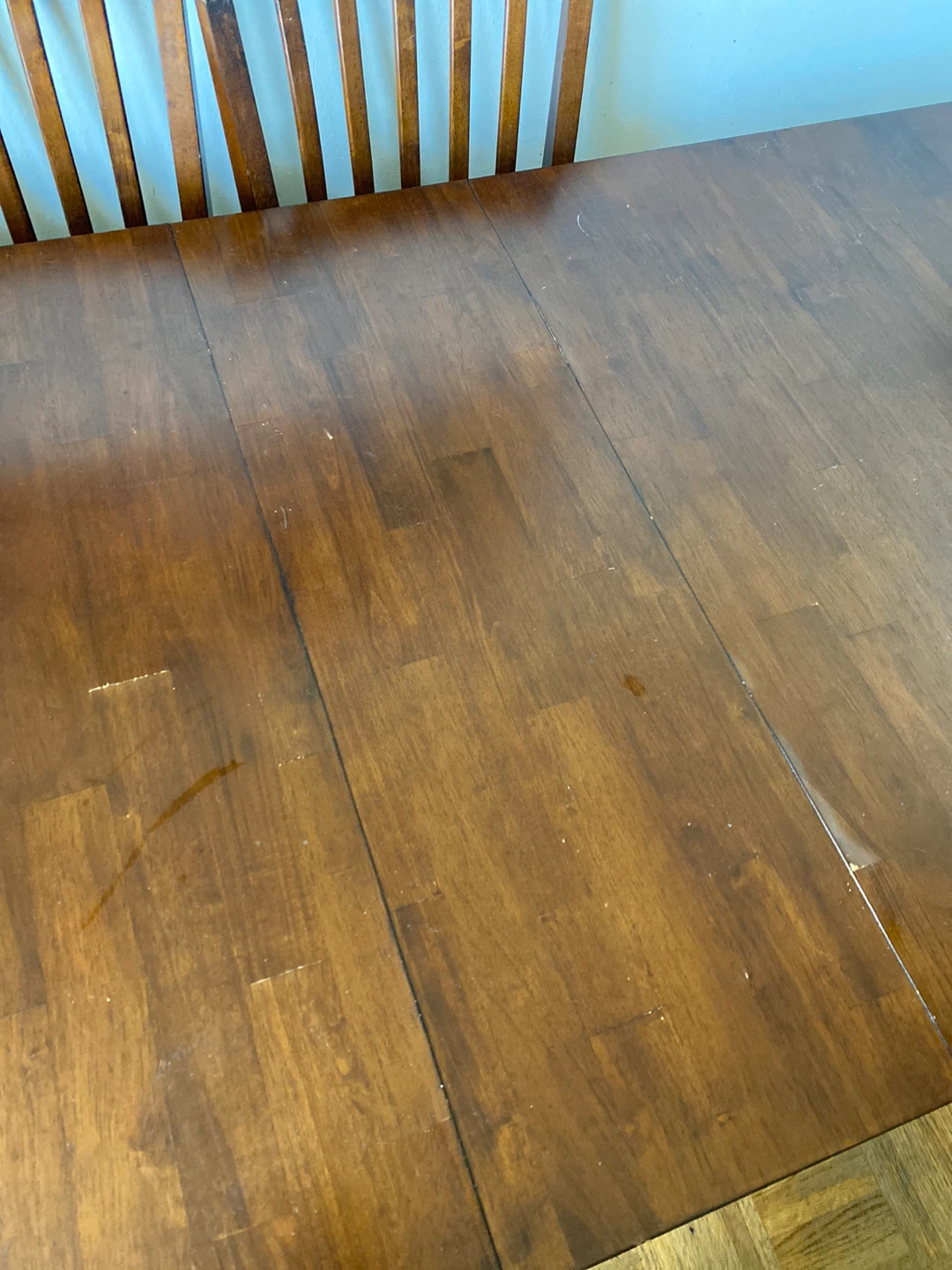 Wooden Dining Table and 4 Chairs with Matching Sideboard - photo 3