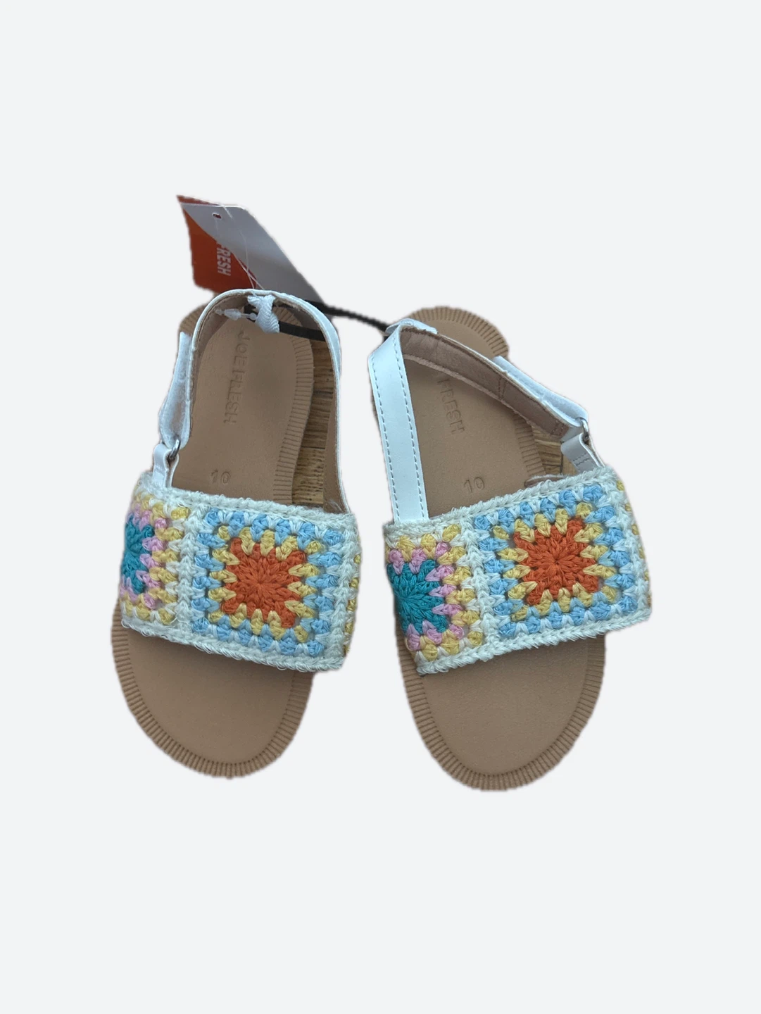 Joe Fresh Crochet Strap Sandals Size 10