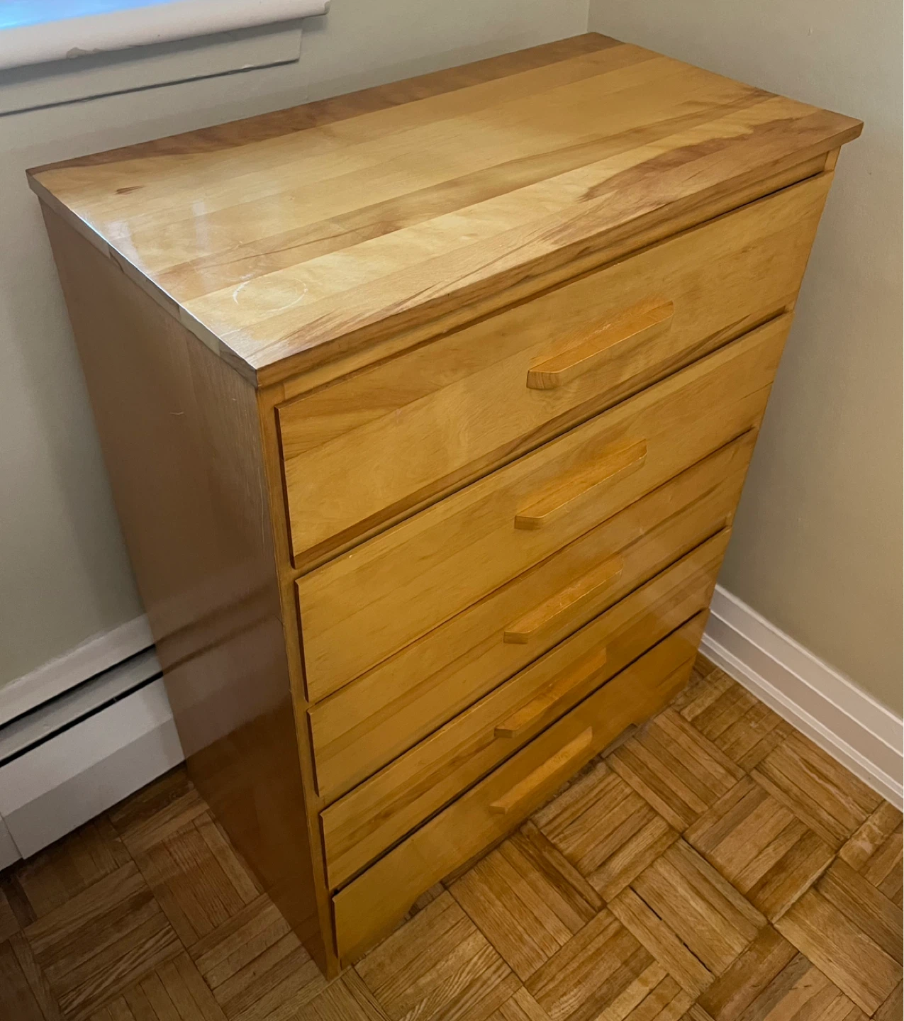 Wooden 5-Drawer Dresser - photo 2
