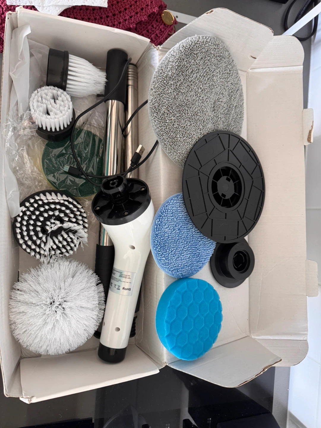 Multifunctional Electric Cleaning Brush with Multiple Heads - photo 3