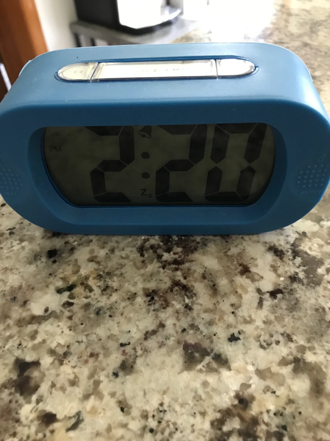 Blue Digital Alarm Clock - photo 2
