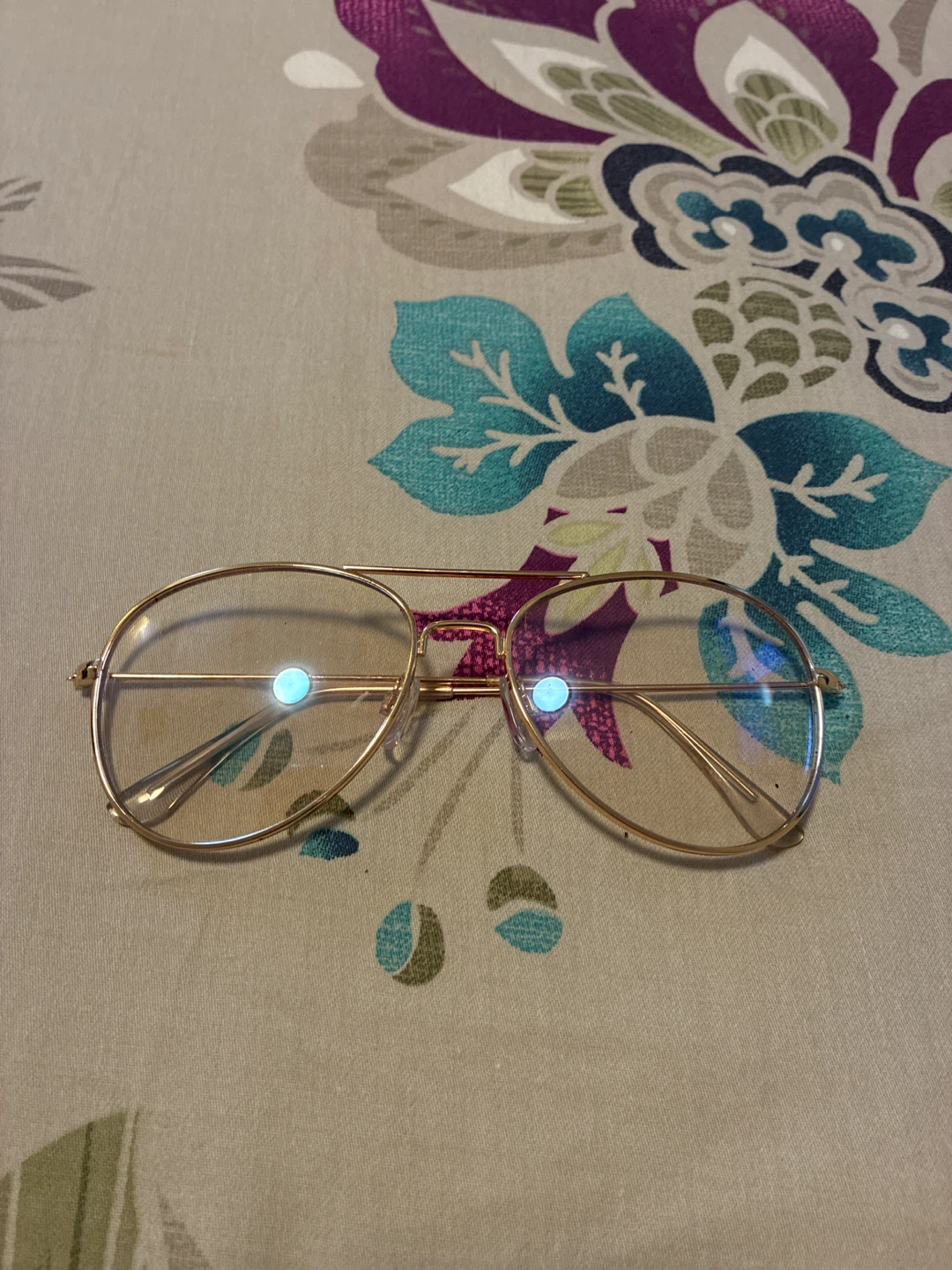 Gold Aviator Glasses