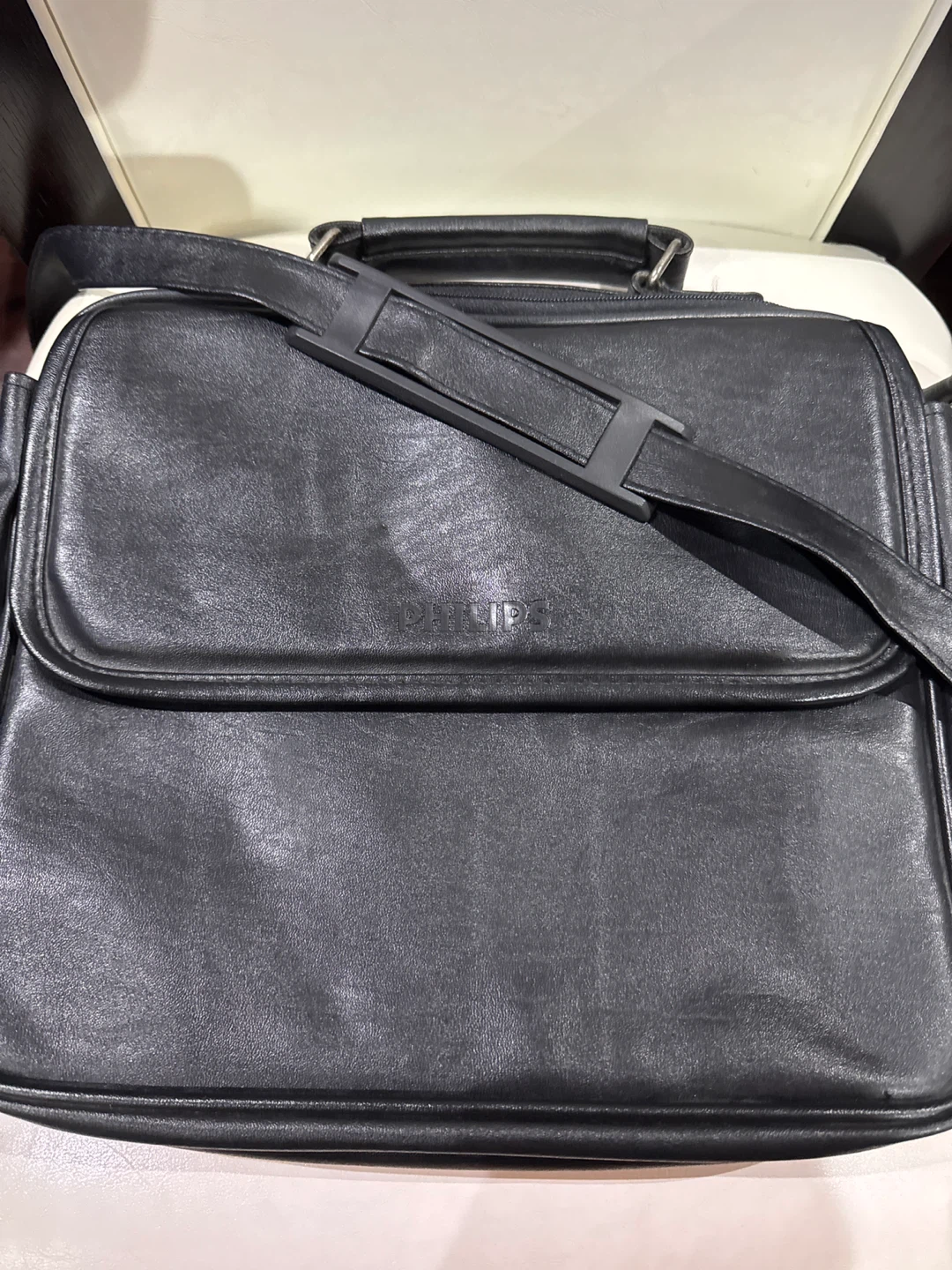 Philips Leather Messenger Bag