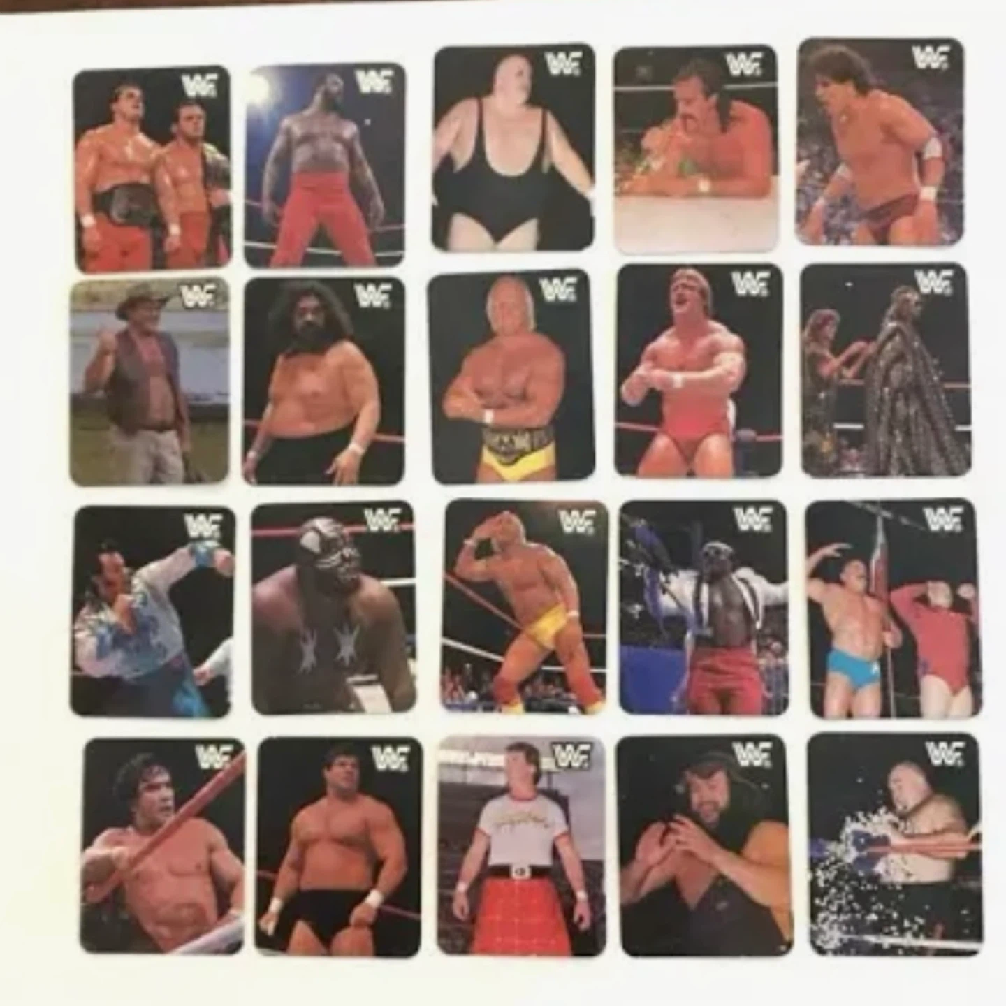 WWF Wrestling Hostess full set mint condition