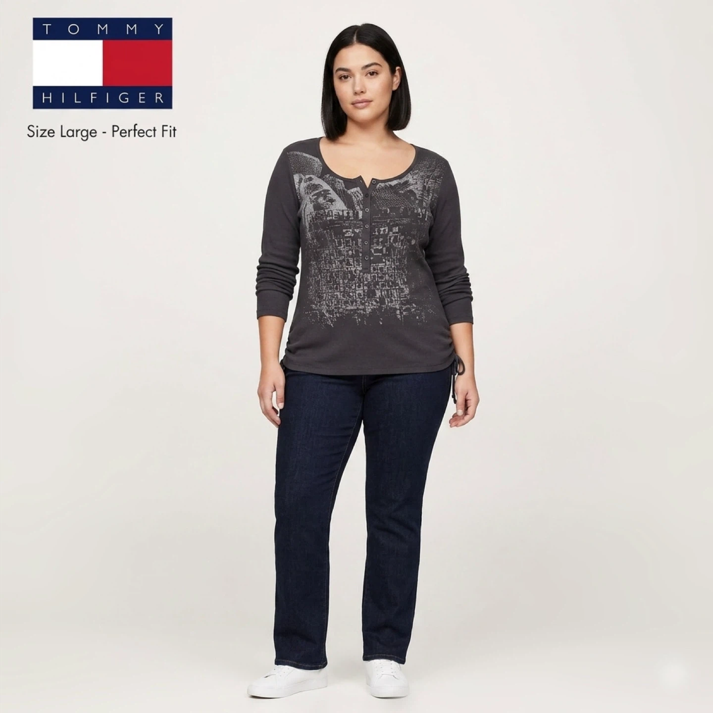Tommy Hilfiger Women’s Long-Sleeved Top - Size Large