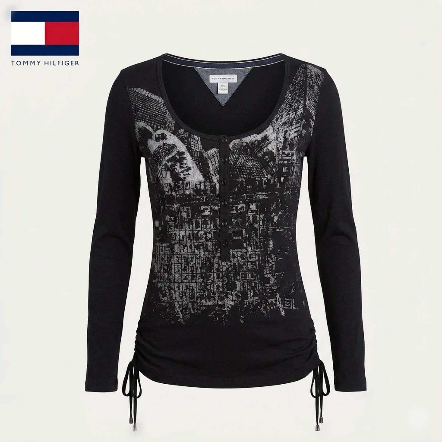 Tommy Hilfiger Women’s Long-Sleeved Top - Size Large - photo 2