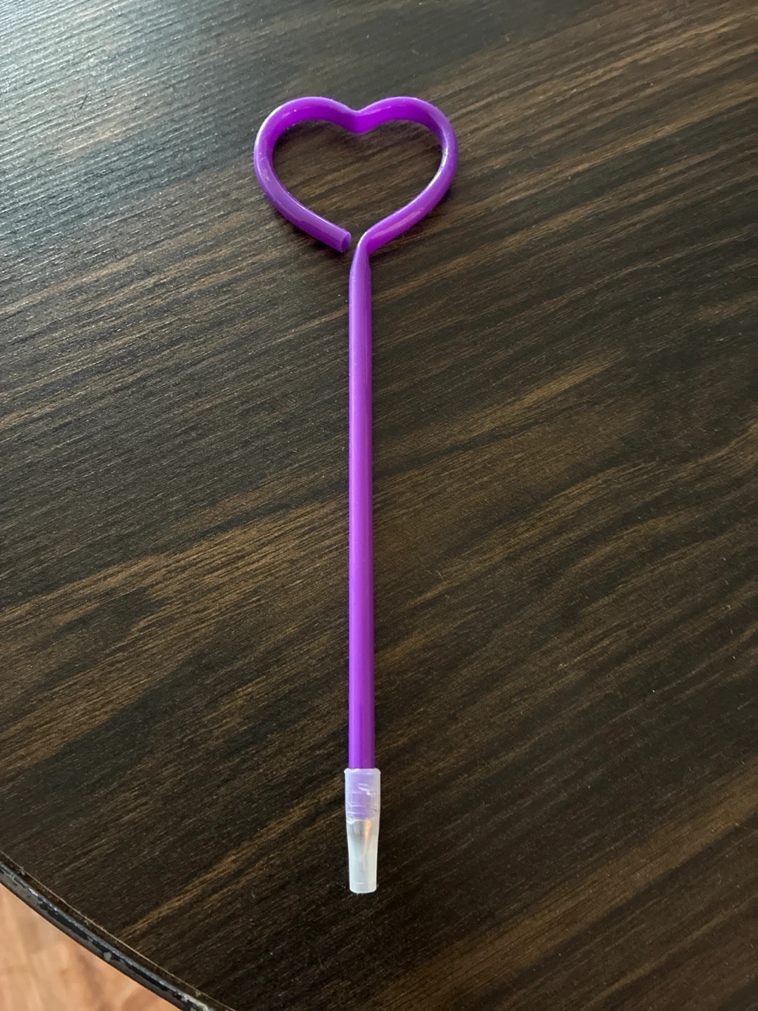 Purple Heart Shaped Pen