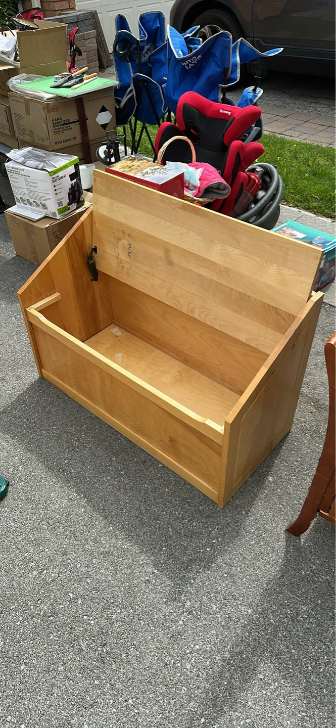 Wooden Box Bench - photo 2