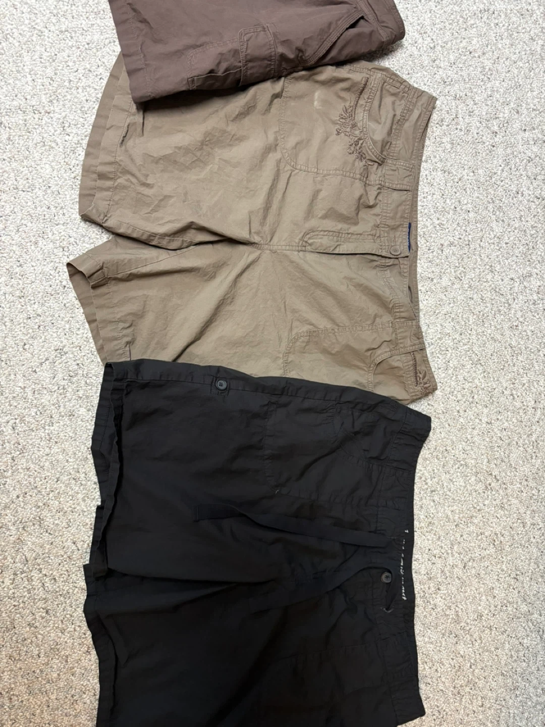 2 pair ladies shorts and 1 skort