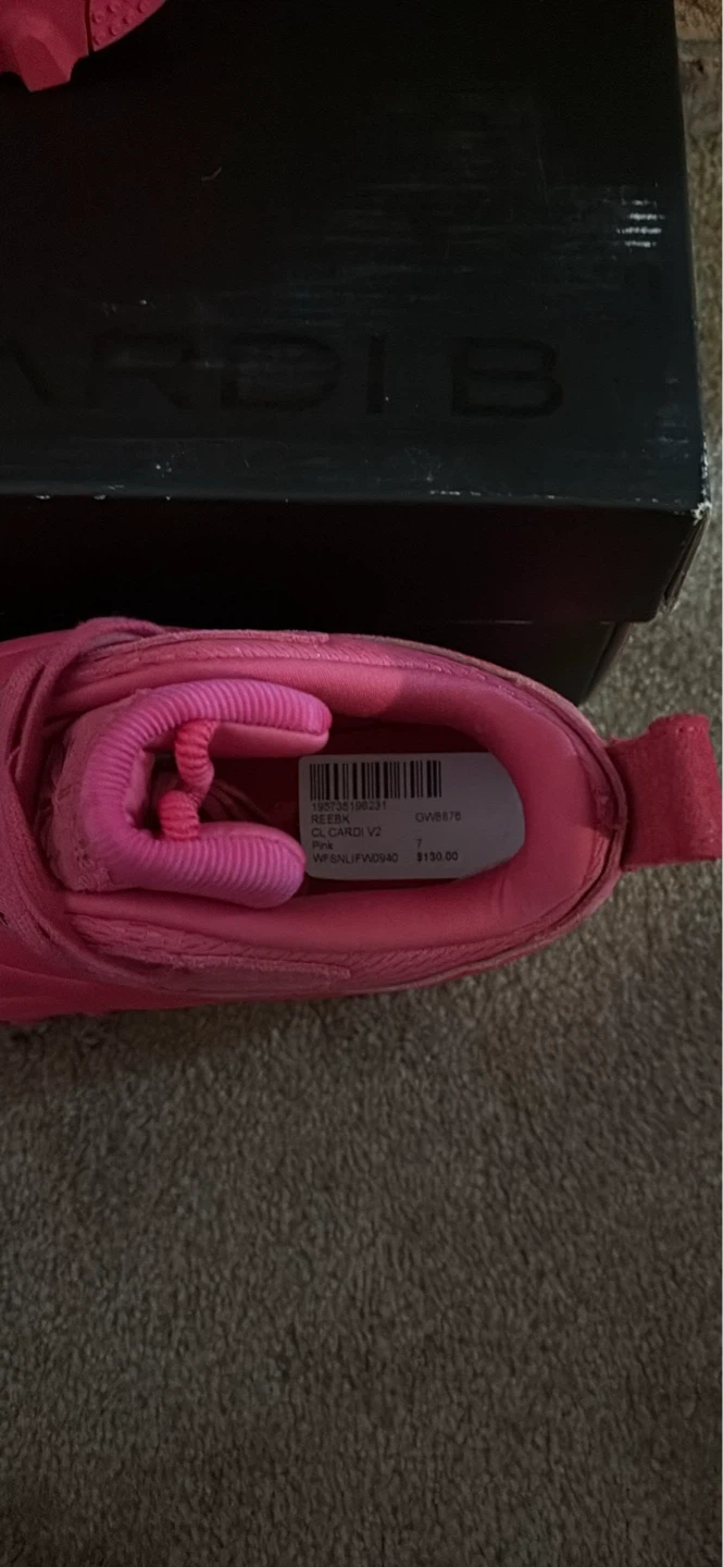 Reebok Cardi V2 Leather Pink Women's Shoes - photo 4