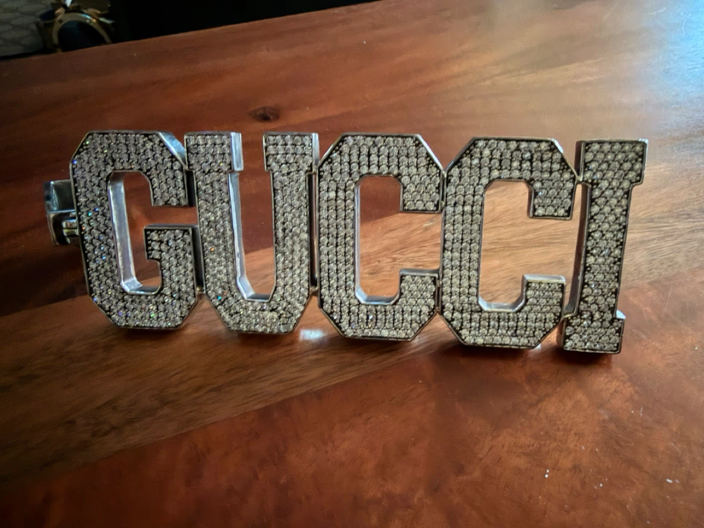 GUCCI Custom Made Iced Out CZ Pendant 925 - photo 4